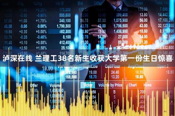 泸深在线 兰理工38名新生收获大学第一份生日惊喜